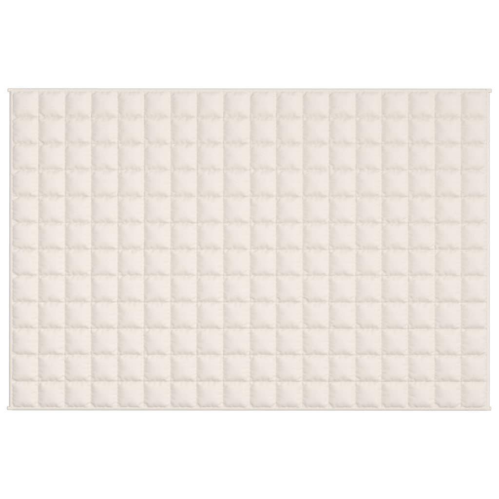 Vidaxx vægtet tæppe 120x180 cm 9 kg stof let fløde fløde