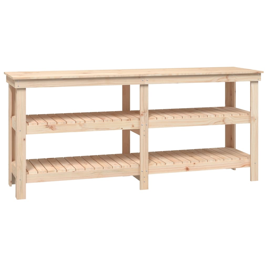 Vidaxx arbejdsbord 181x50x80 cm massivt fyrretræ
