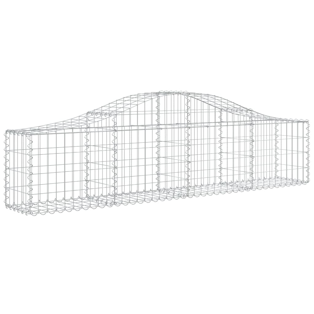 Vidaxx Gabion hvælvede 200x30x40 60 cm galvaniseret jern