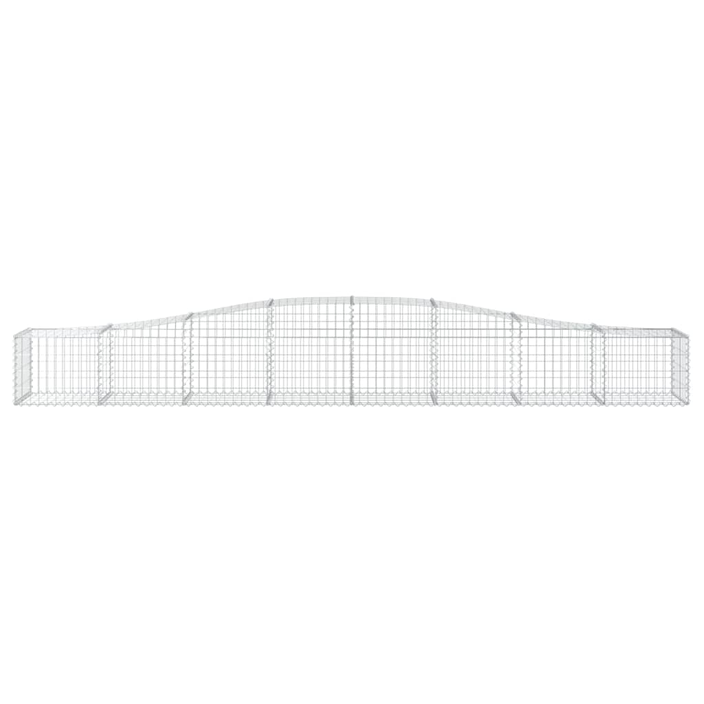 Vidaxx Gabion hvælvede 400x50x40 60 cm galvaniseret jern
