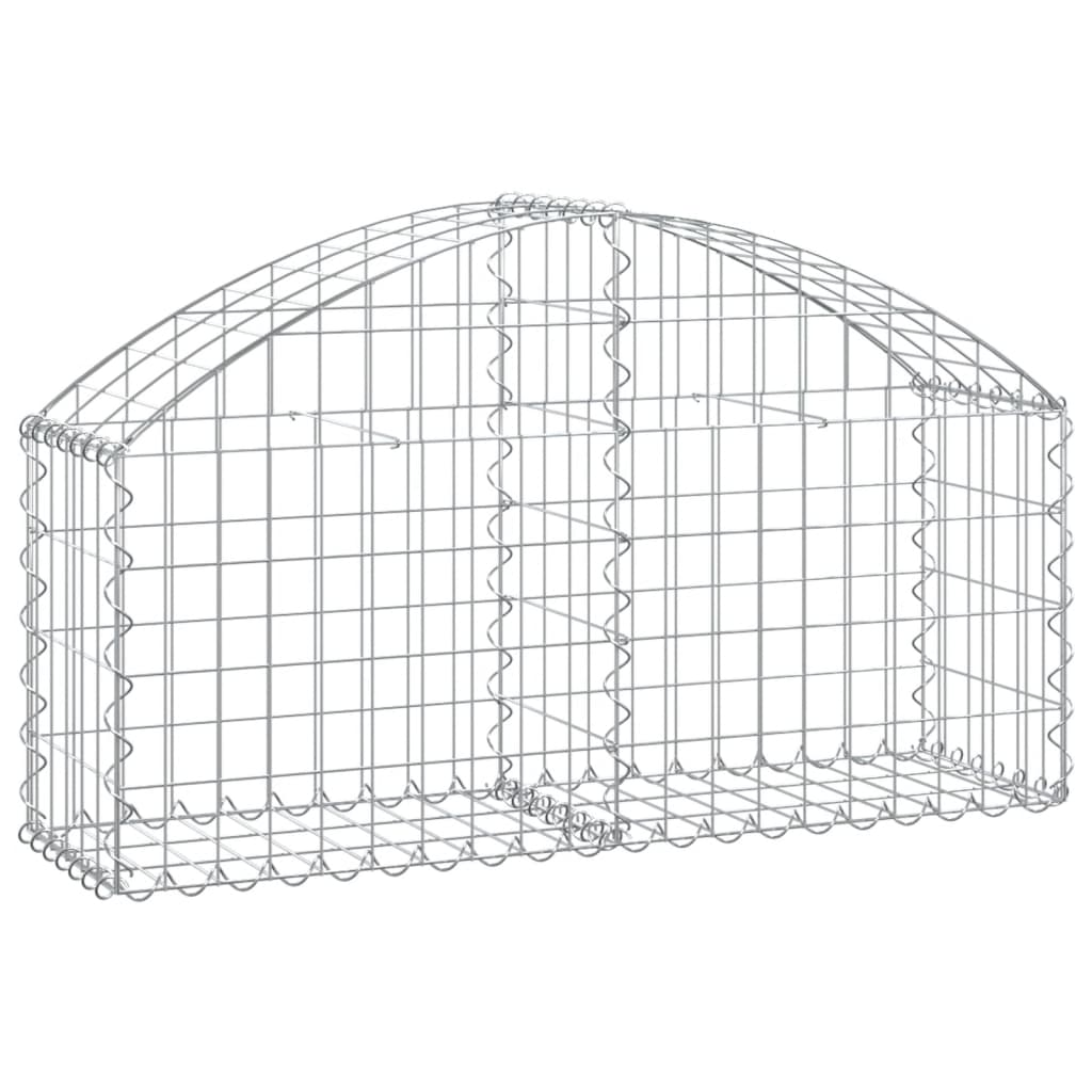 Vidaxx Gabion hvælvede 100x30x40 60 cm galvaniseret jern