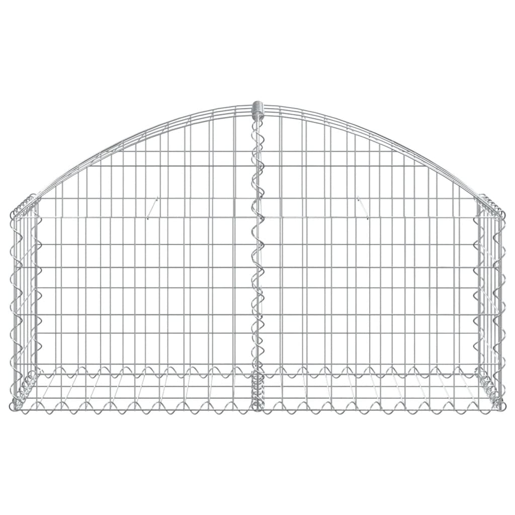 Vidaxx Gabion hvælvede 100x30x40 60 cm galvaniseret jern