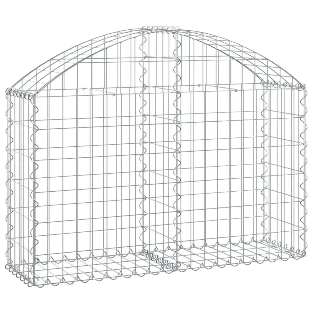 Vidaxx Gabion hvælvede 100x30x60 80 cm galvaniseret jern