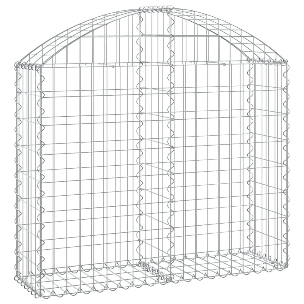 Vidaxx Gabion hvælvede 100x30x80 100 cm galvaniseret jern