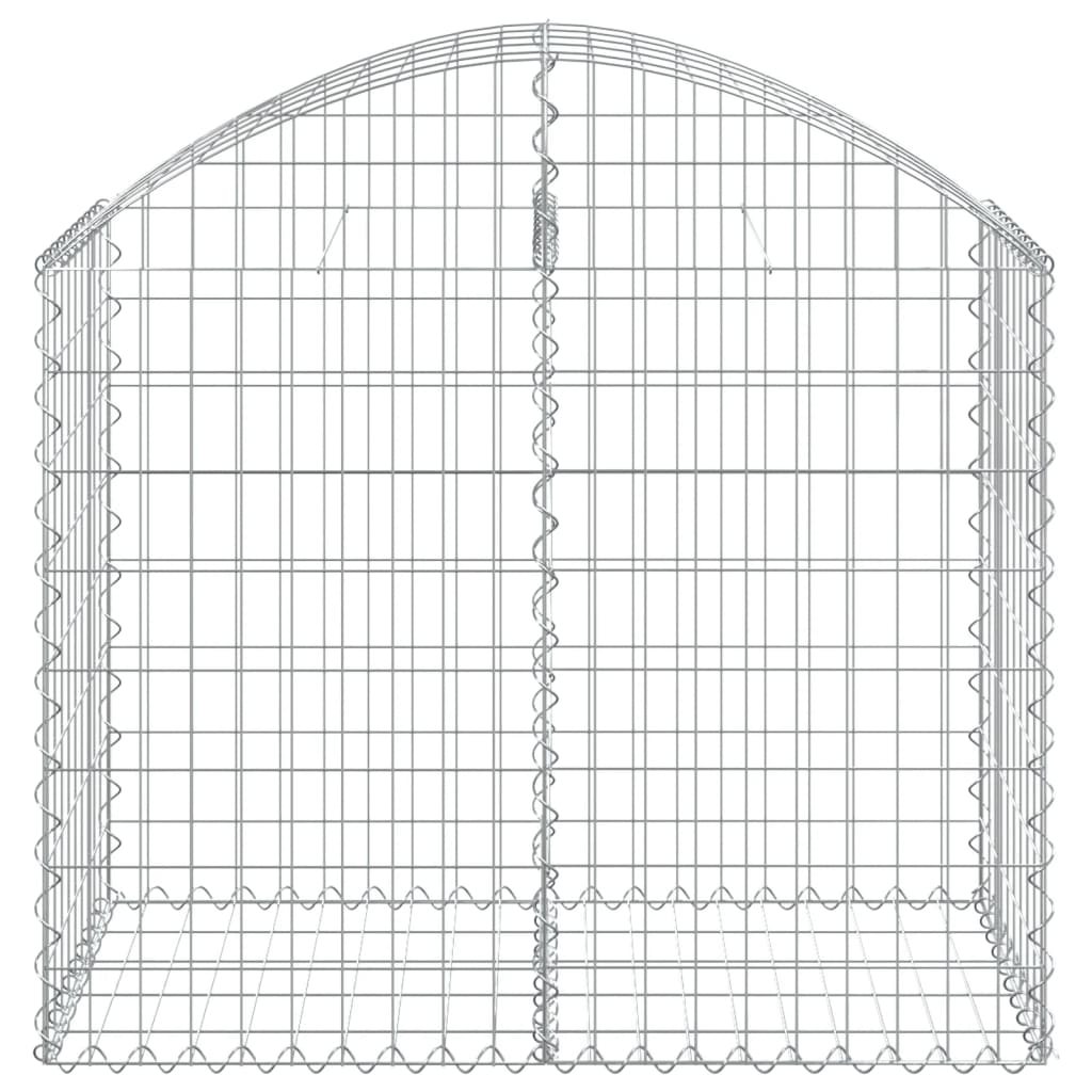 Vidaxx Gabion hvælvede 100x50x80 100 cm galvaniseret jern