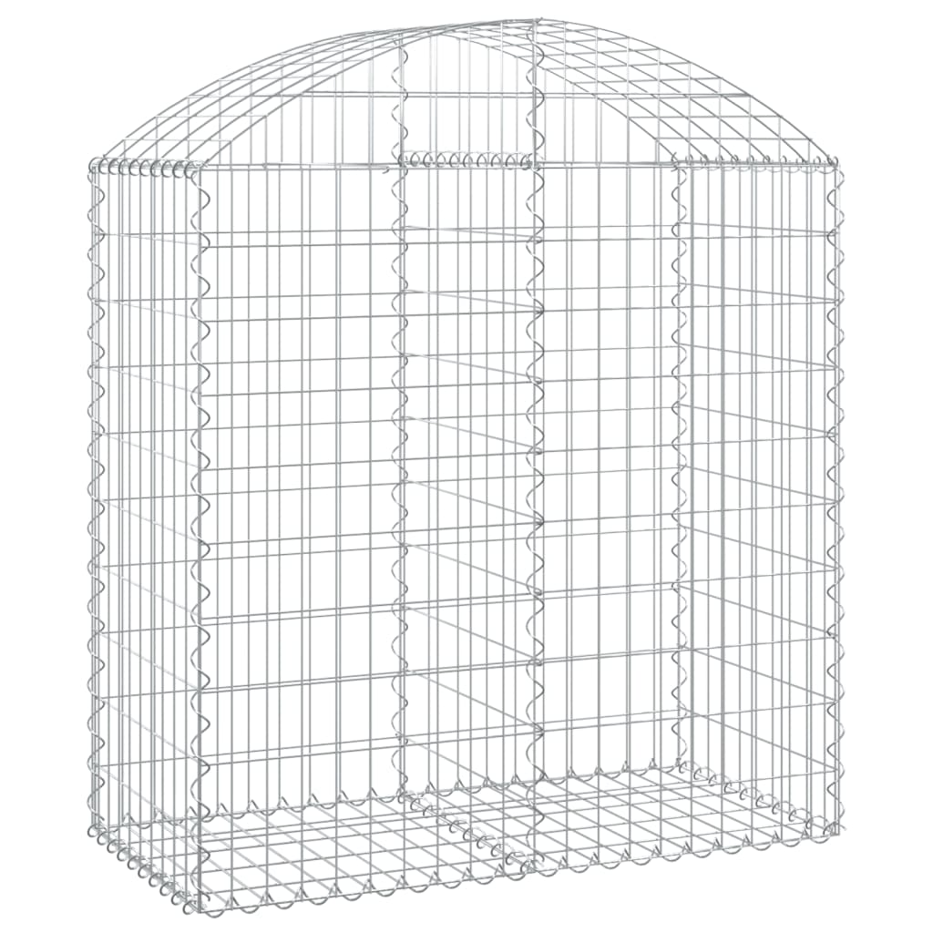 Vidaxx Gabion hvælvede 100x50x100 120 cm galvaniseret jern