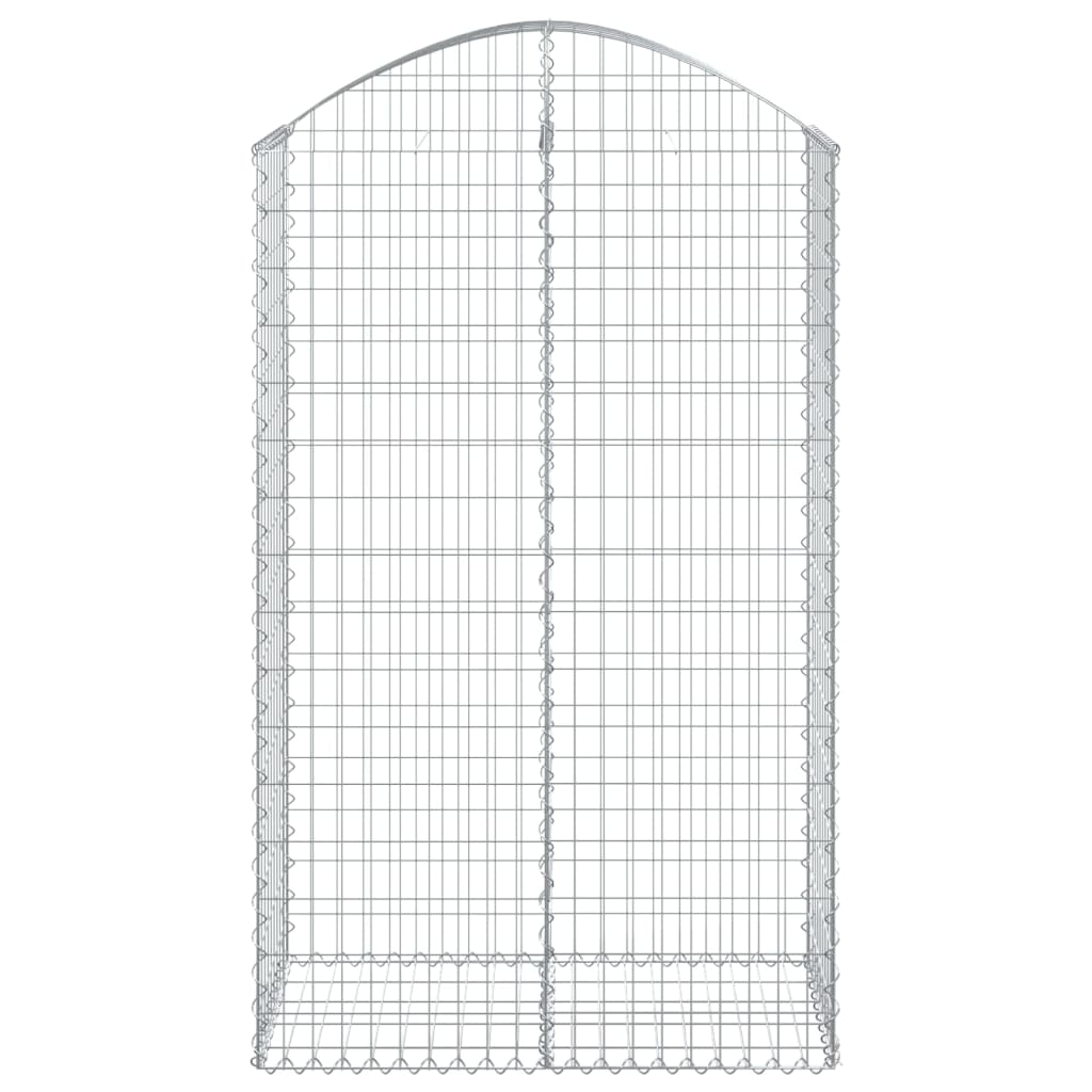 Vidaxx Gabion hvælvede 100x50x160 180 cm galvaniseret jern