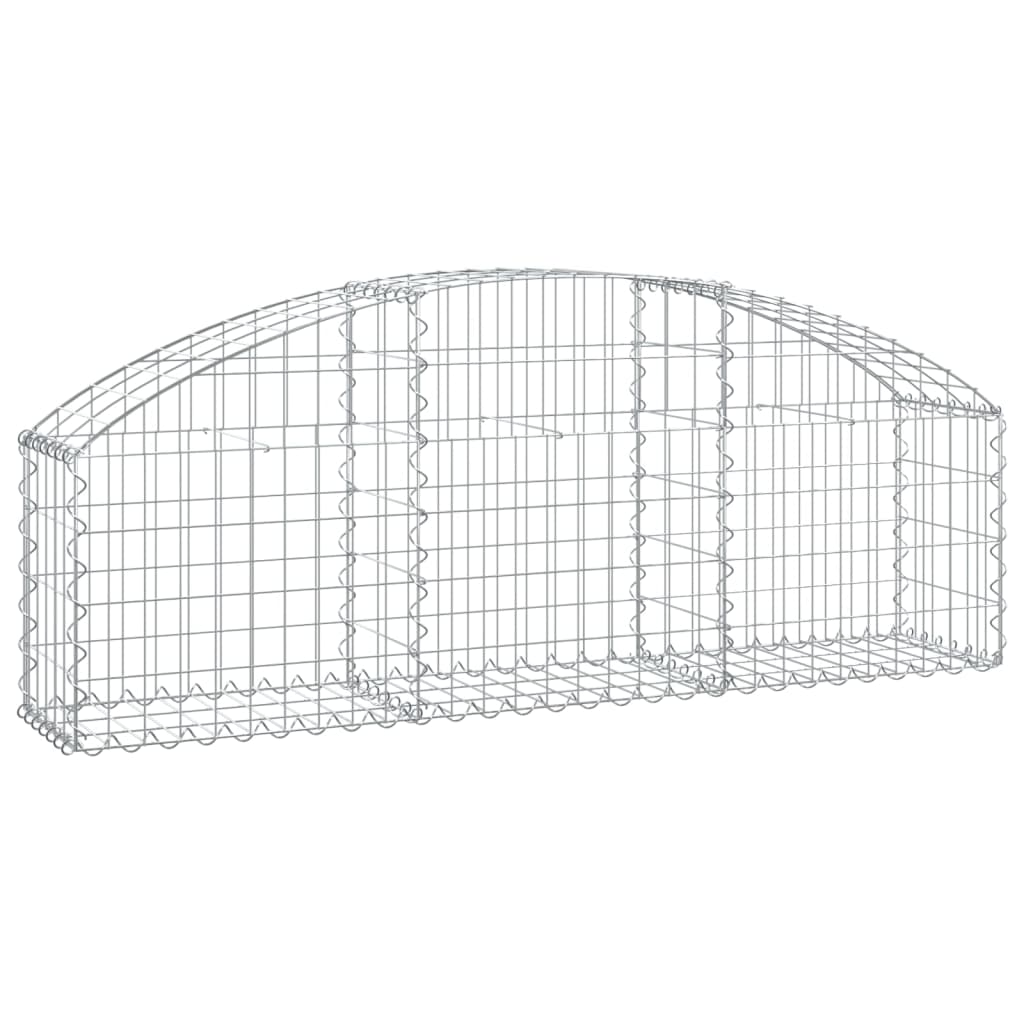Vidaxx Gabion hvælvede 150x30x40 60 cm galvaniseret jern