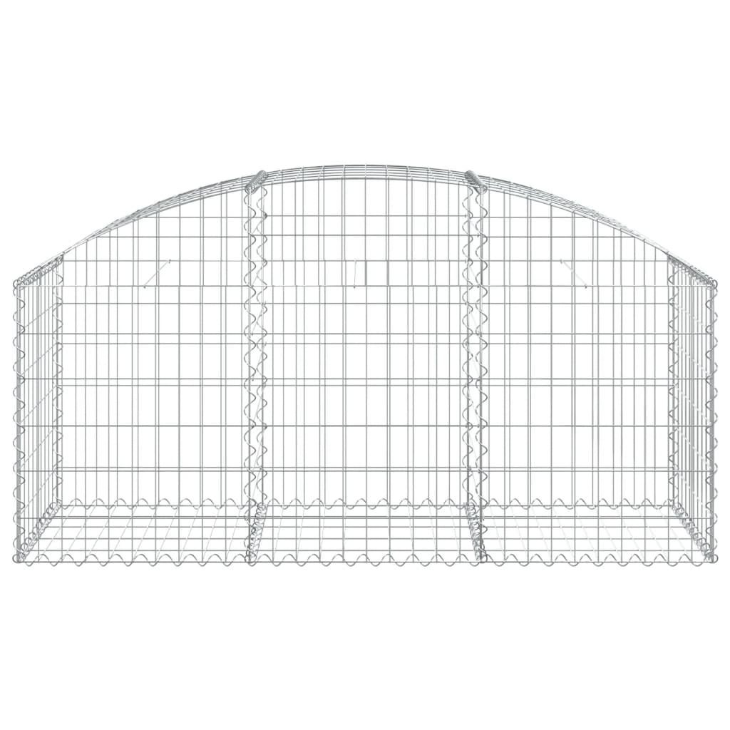 Vidaxx Gabion hvælvede 150x50x60 80 cm galvaniseret jern