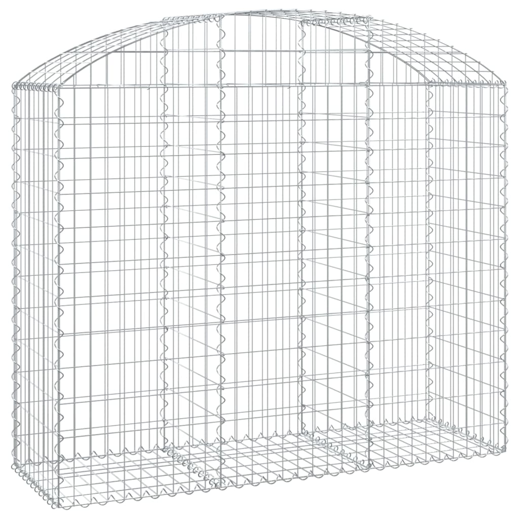 Vidaxx Gabion hvælvede 150x50x120 140 cm galvaniseret jern