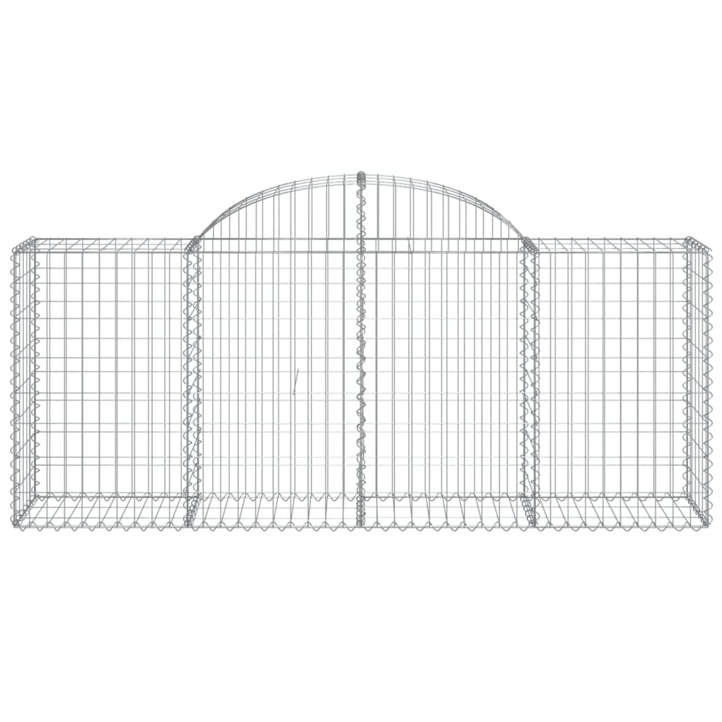 Vidaxx Gabion hvælvede 200x50x80 100 cm galvaniseret jern