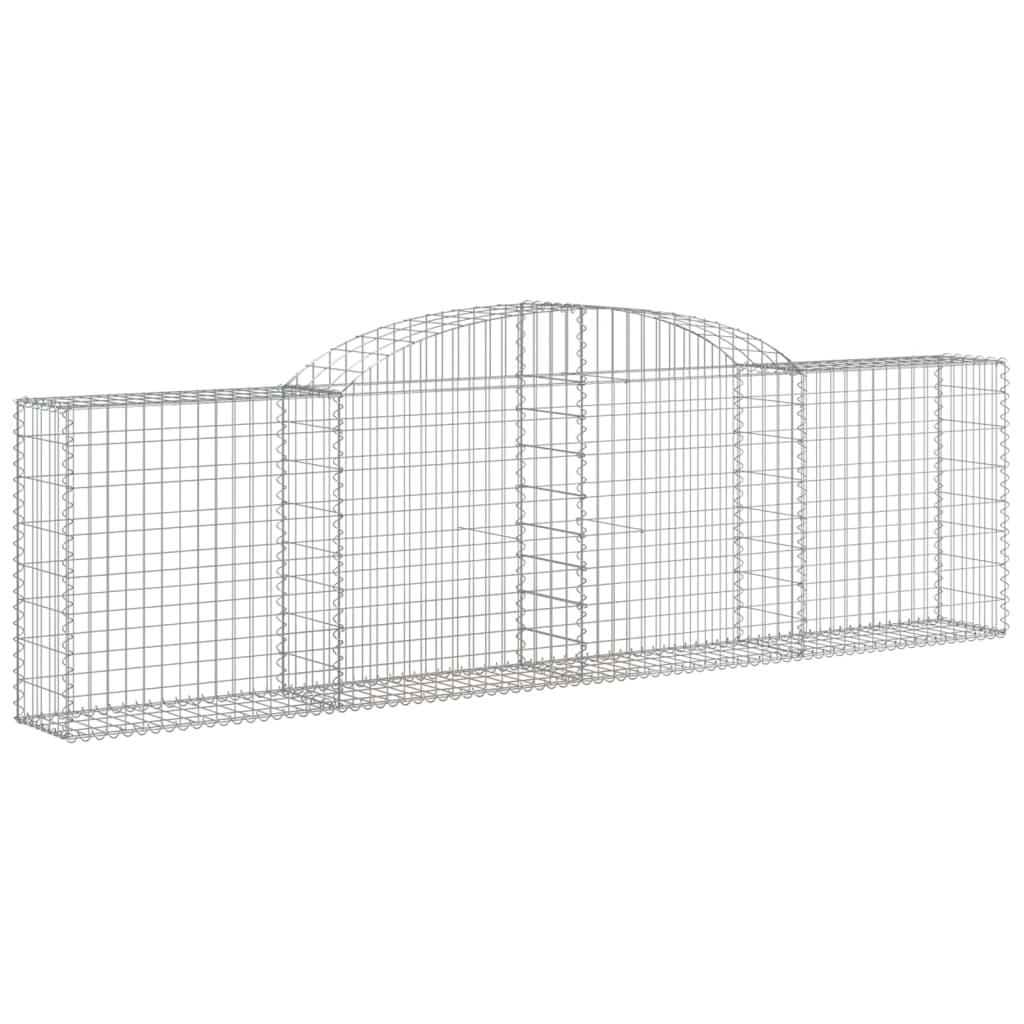 Vidaxx Gabion hvælvede 300x30x80 100 cm galvaniseret jern