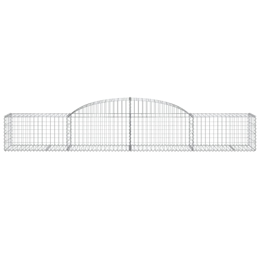 Vidaxx Gabion hvælvede 300x50x40 60 cm galvaniseret jern