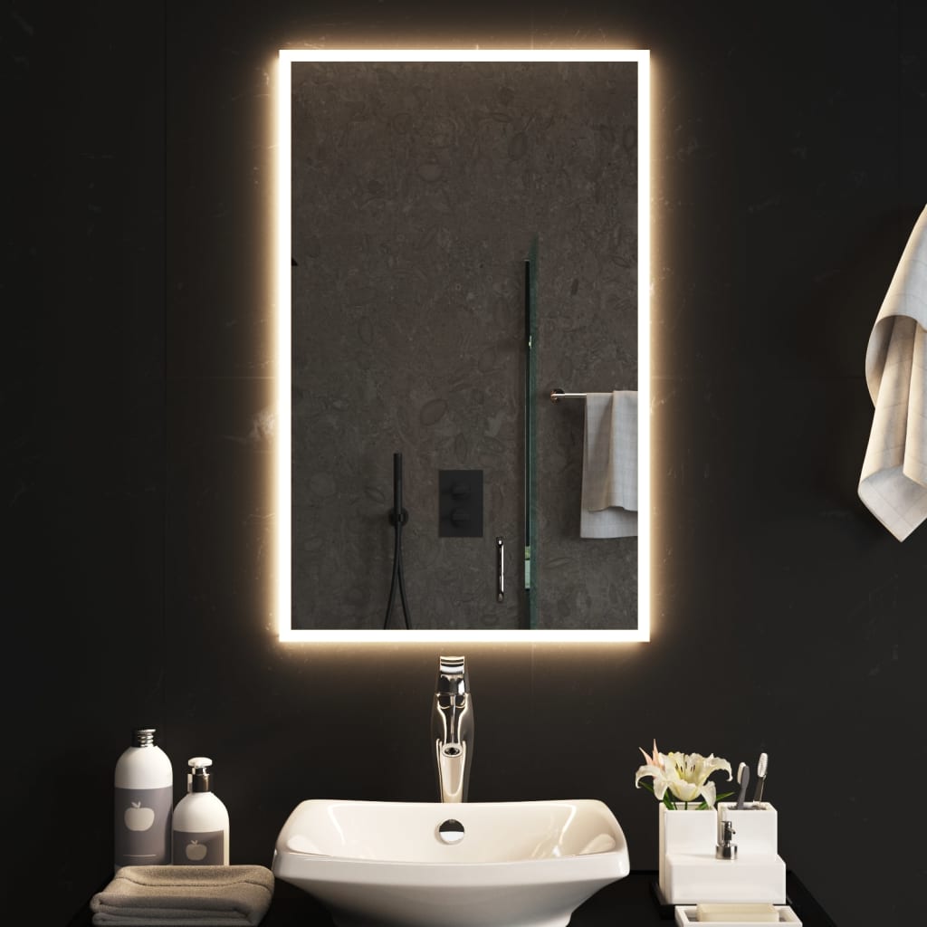 Vidaxx badeværelsesspejl LED 50x80 cm