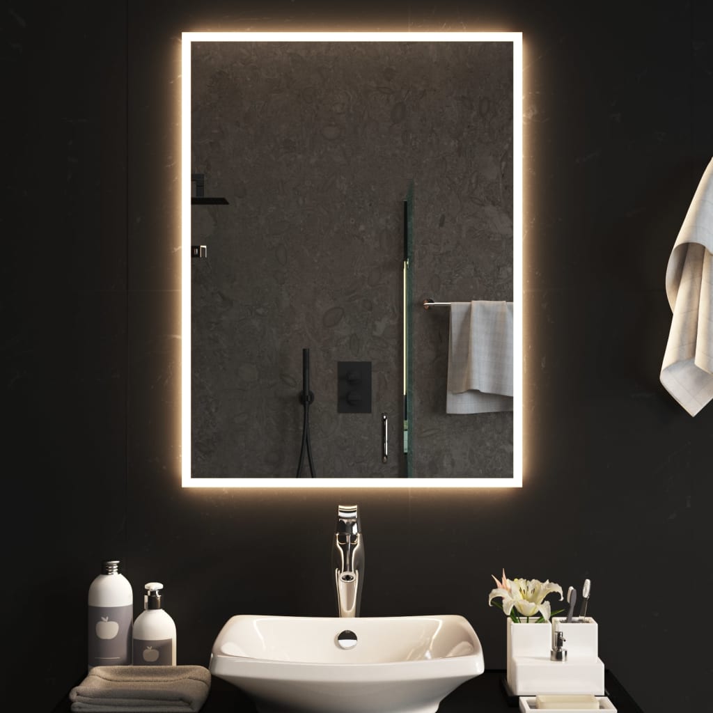 Vidaxx badeværelsesspejl LED 60x80 cm