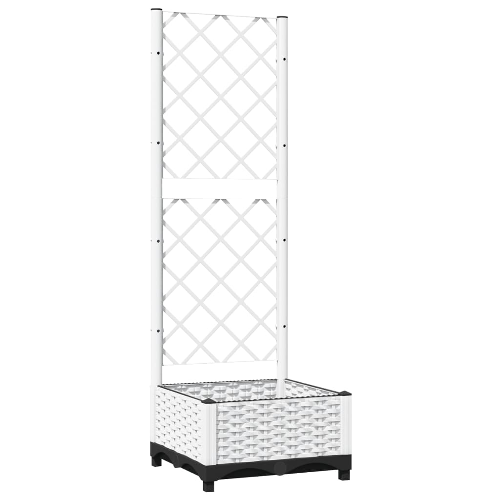 Vidaxx planter med Trellis 40x40x121,5 cm polypropylen
