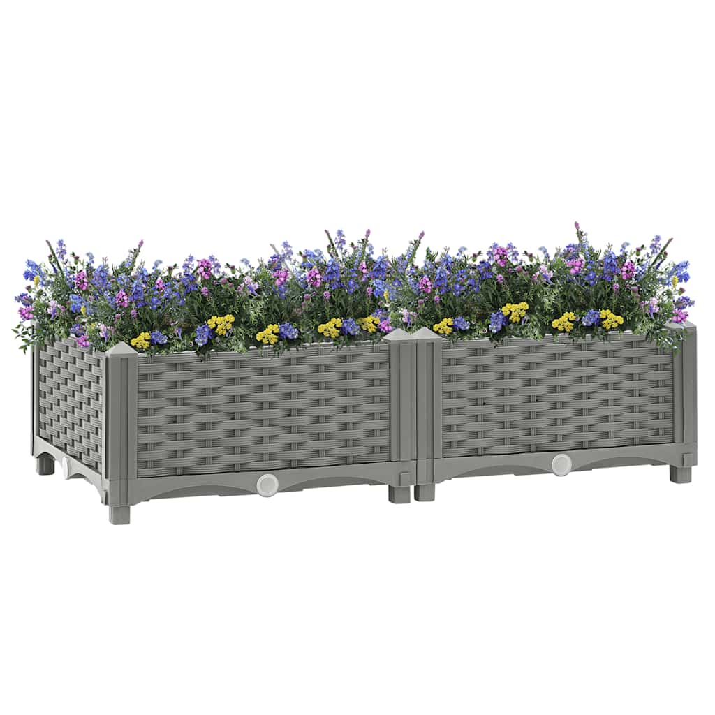 Vidaxx planter hævet 80x40x23 cm polypropylen