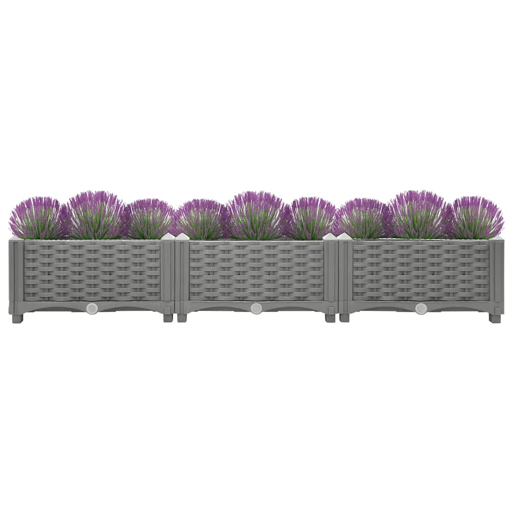 Vidaxx planter hævet 120x40x23 cm polypropylen