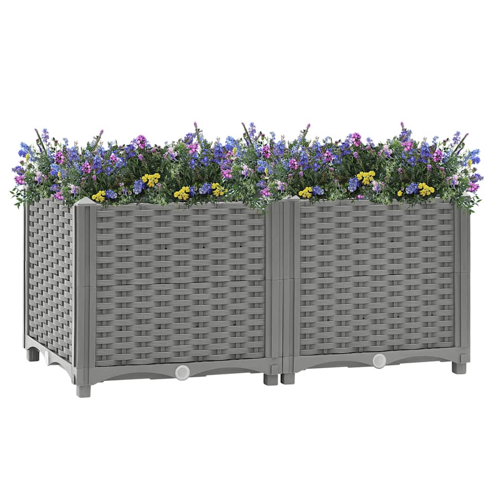 Vidaxx planter hævet 80x40x38 cm polypropylen