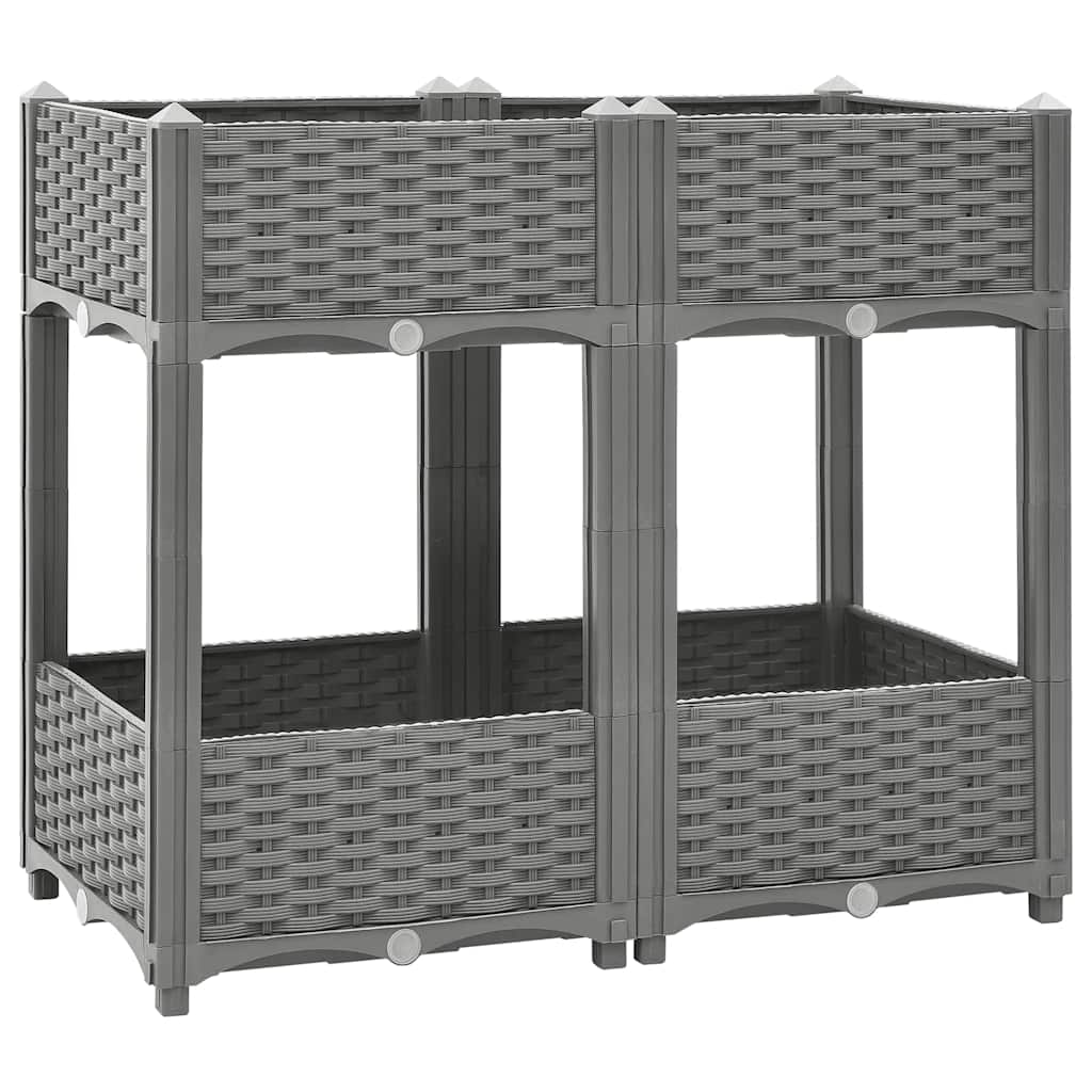 Vidaxx planter hævet 80x40x71 cm polypropylen