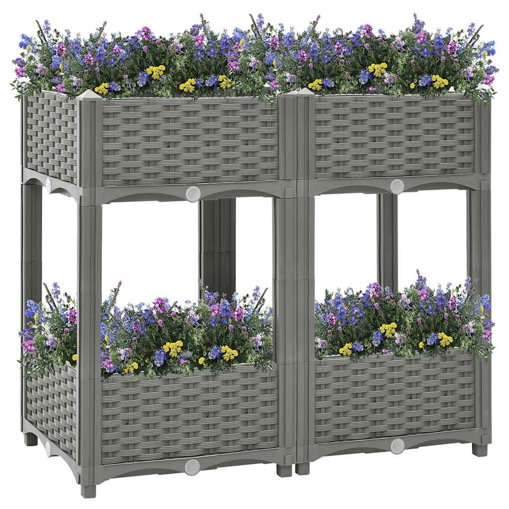 Vidaxx planter hævet 80x40x71 cm polypropylen