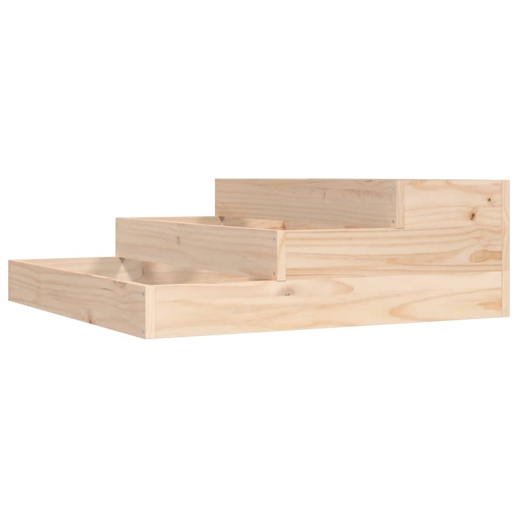 Vidaxx plantekasse 78x78x27 cm massivt fyrretræ