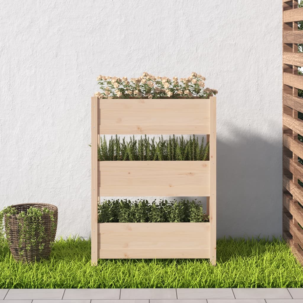 VIDAXX PLANTER 77X25X104.5 cm Solid fyrretræ