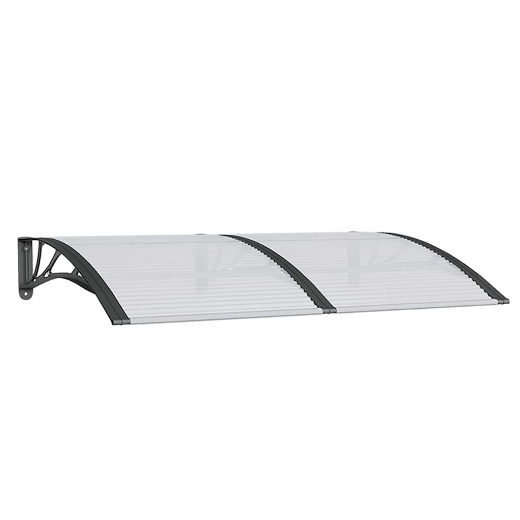 VIDAXX Dørbaldakin 150x100 cm polycarbonat sort