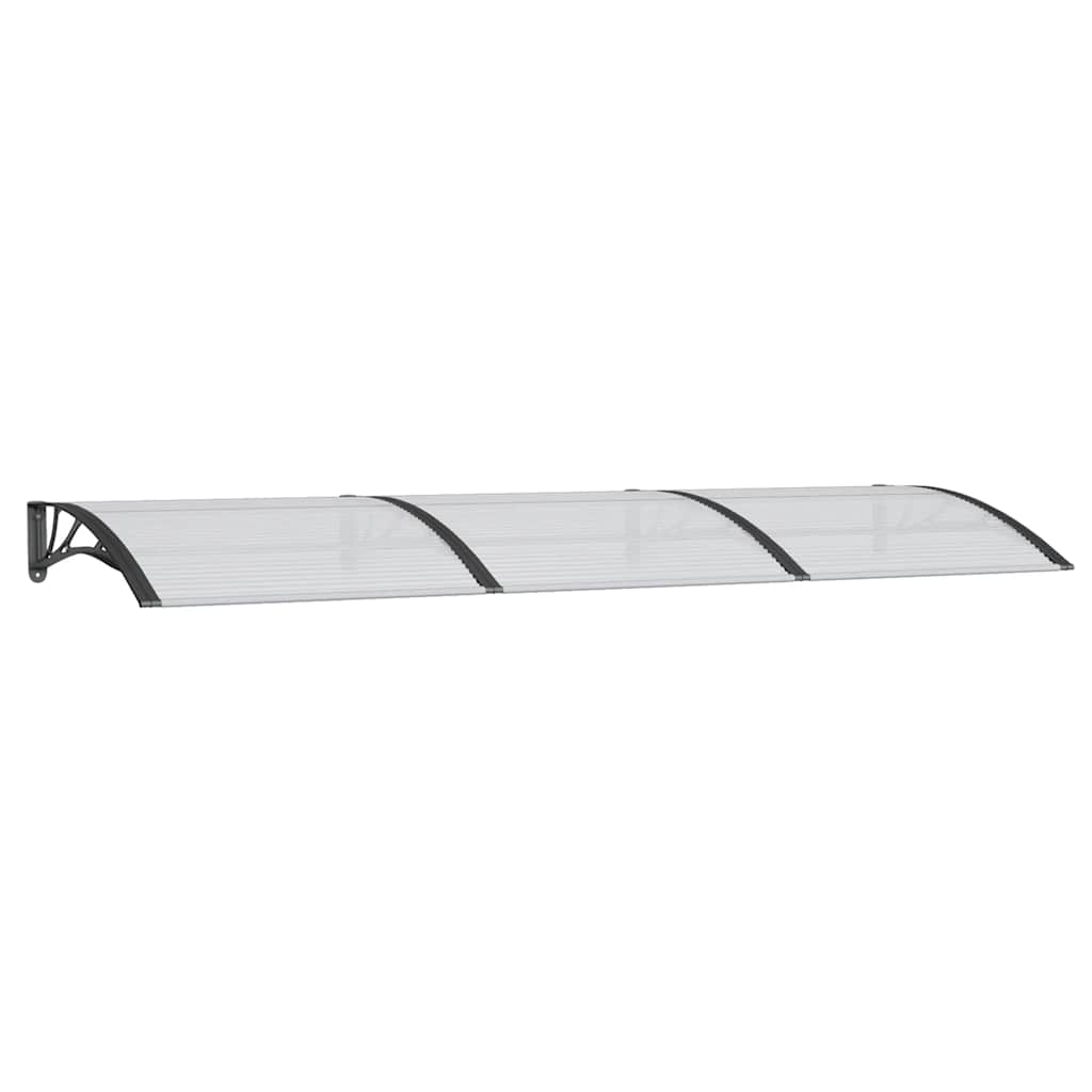Vidaxx Door Canopy 300x100 cm polycarbonat sort