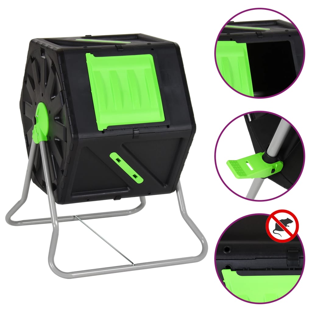 VIDAXX KOMPOSTING TROM 105 L 60X58X74 cm polypropylen