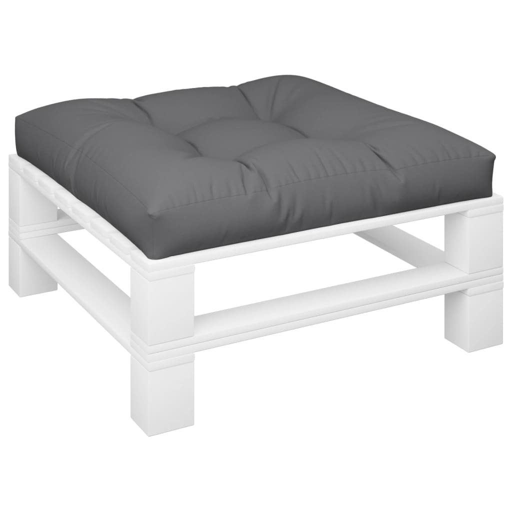 VIDAXX PALLET PUSHION 70X70X12 cm stof Anthracite