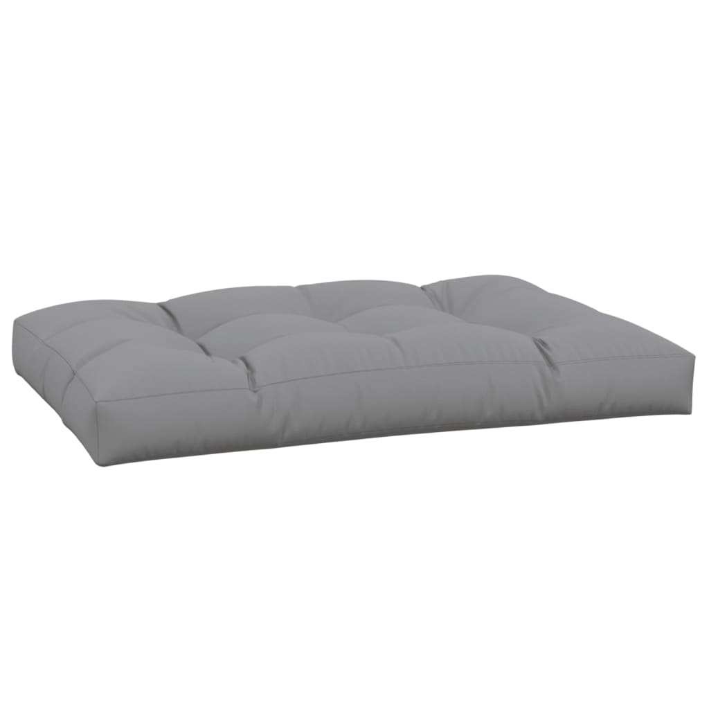 Vidaxl palletkussen 120x80x12 cm stof grijs