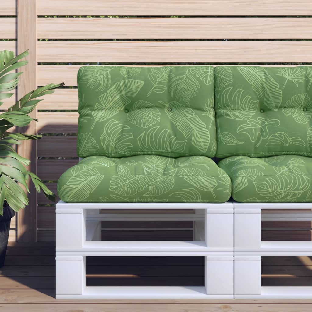 Vidaxl Pallet puder 2 stk. Stofbladmønster