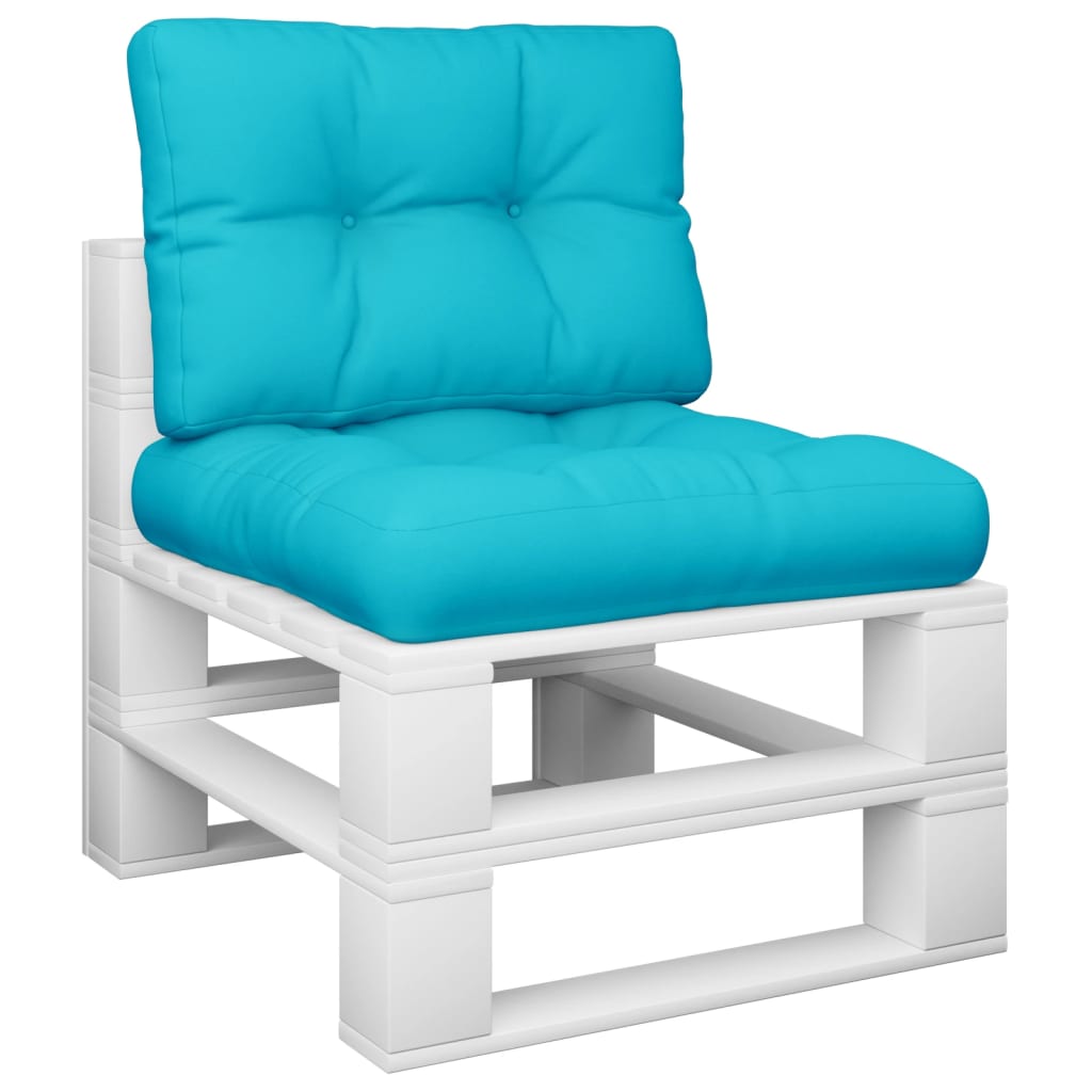 VidaXL pallehynder 2 stk stof turkis