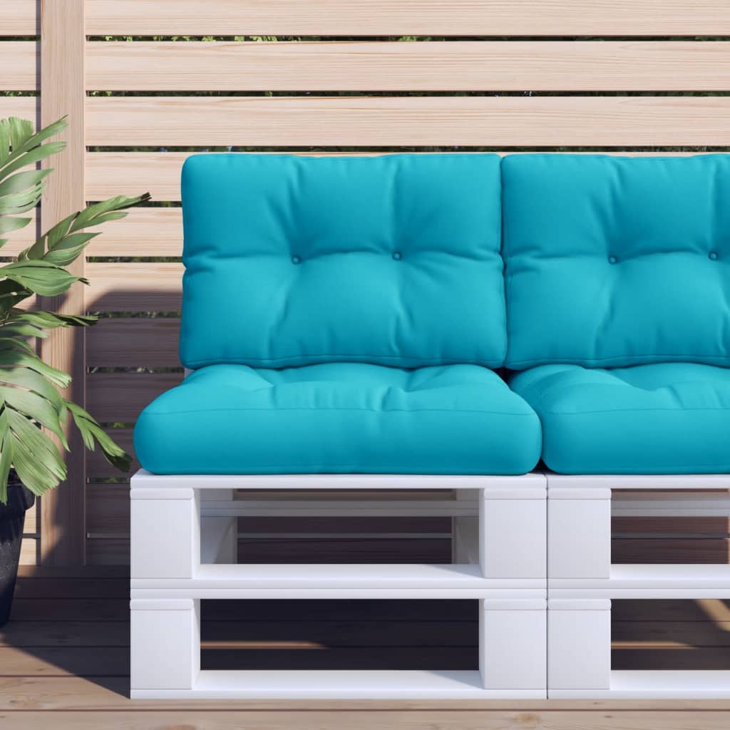 VidaXL pallehynder 2 stk stof turkis