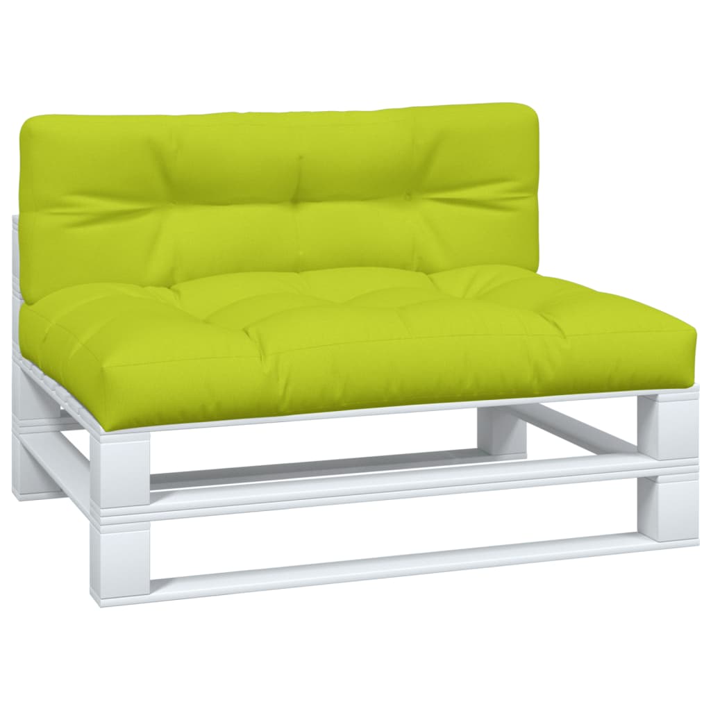 Vidaxl pallepuder 2 stk. Stoffer lysegrøn