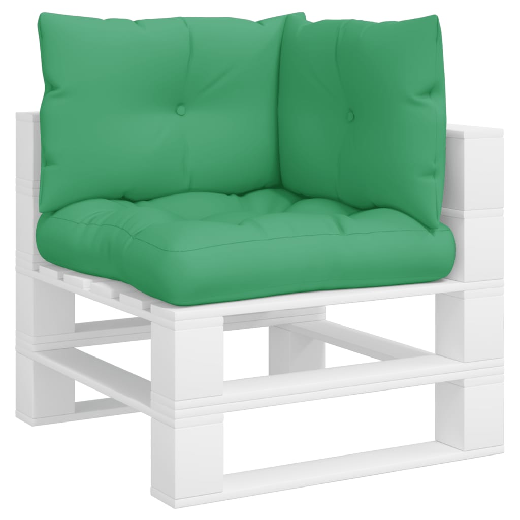 Vidaxl Palletpuder 3 PCS Stof grøn