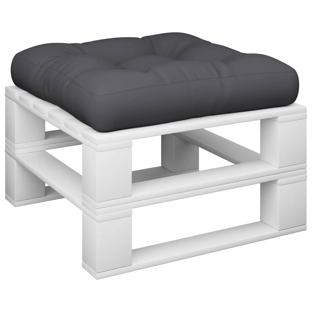 Vidaxl palletkussen 60x61,5x10 cm stof zwart