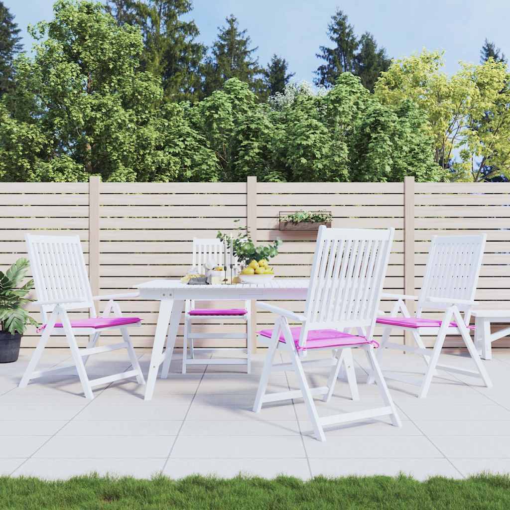 Vidaxl Garden Stol Puder 4 PCS 50x50x4 cm stofrosa
