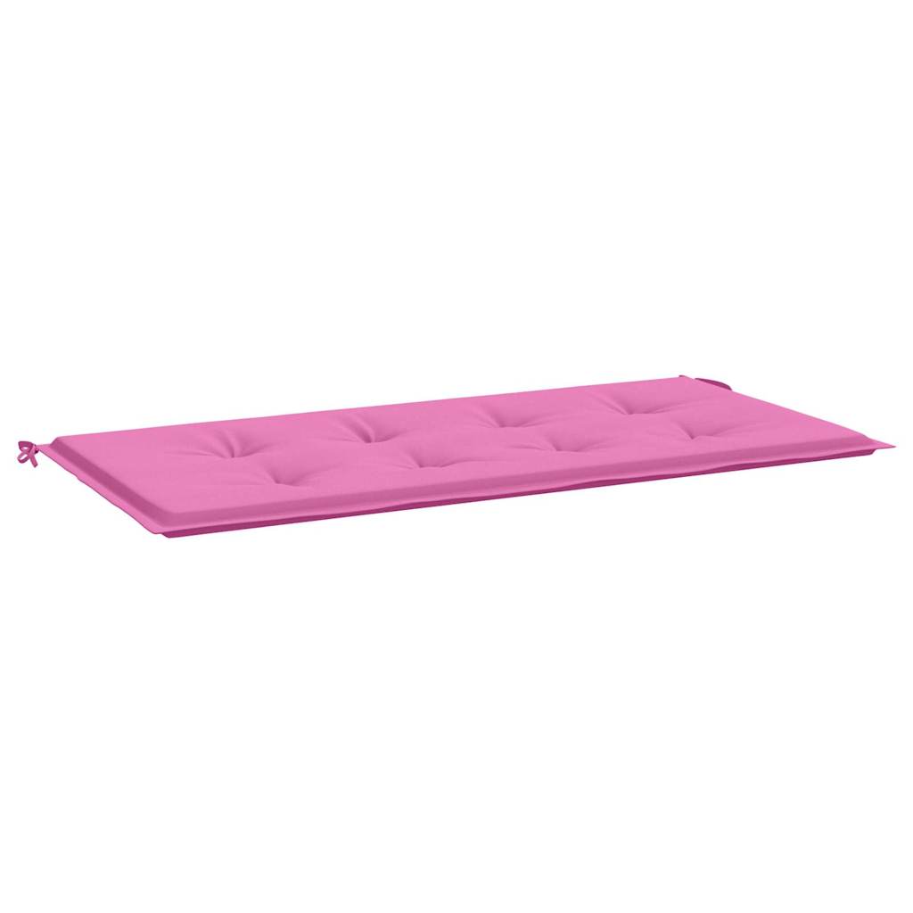 Vidaxl stoel pad effen roze 120 x 50 x 3 cm oxford stof