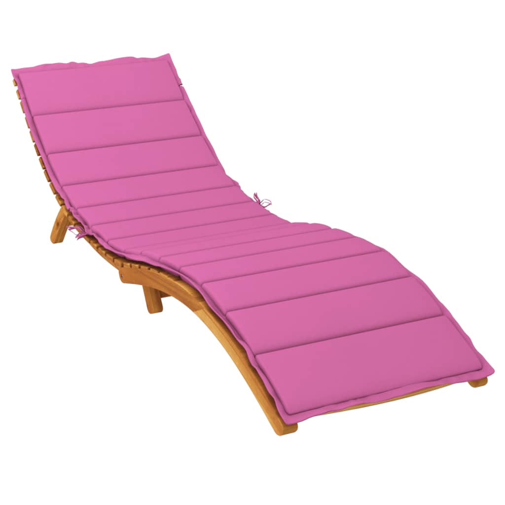 Vidaxl Lounger Pushion Oxford Stof lyserød