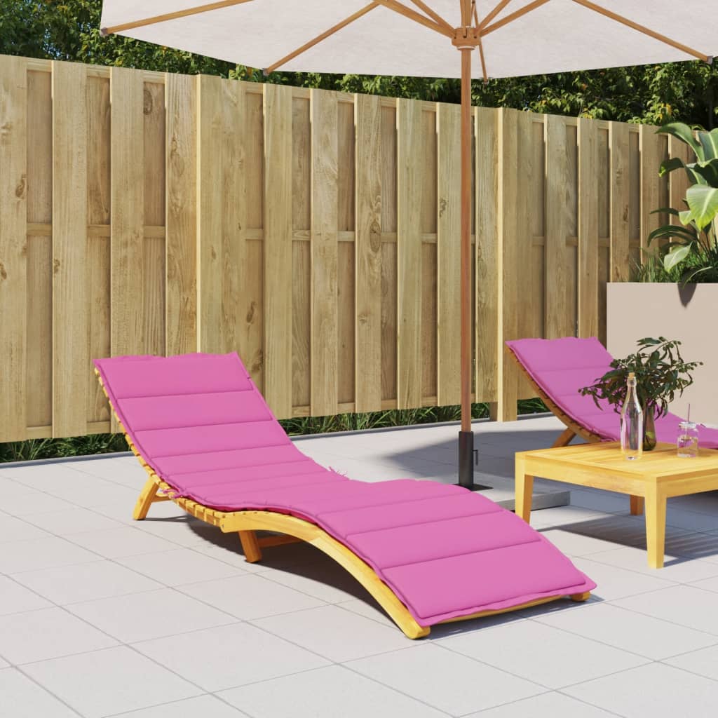 Vidaxl Lounger Pushion Oxford Stof lyserød
