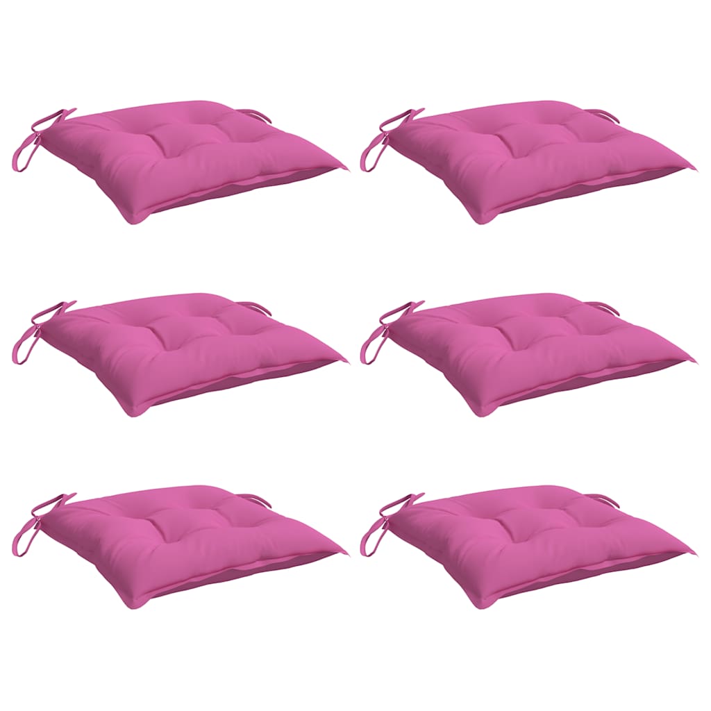 Vidaxl Stolpuder 6 PCS 40x40x7 cm stofrosa