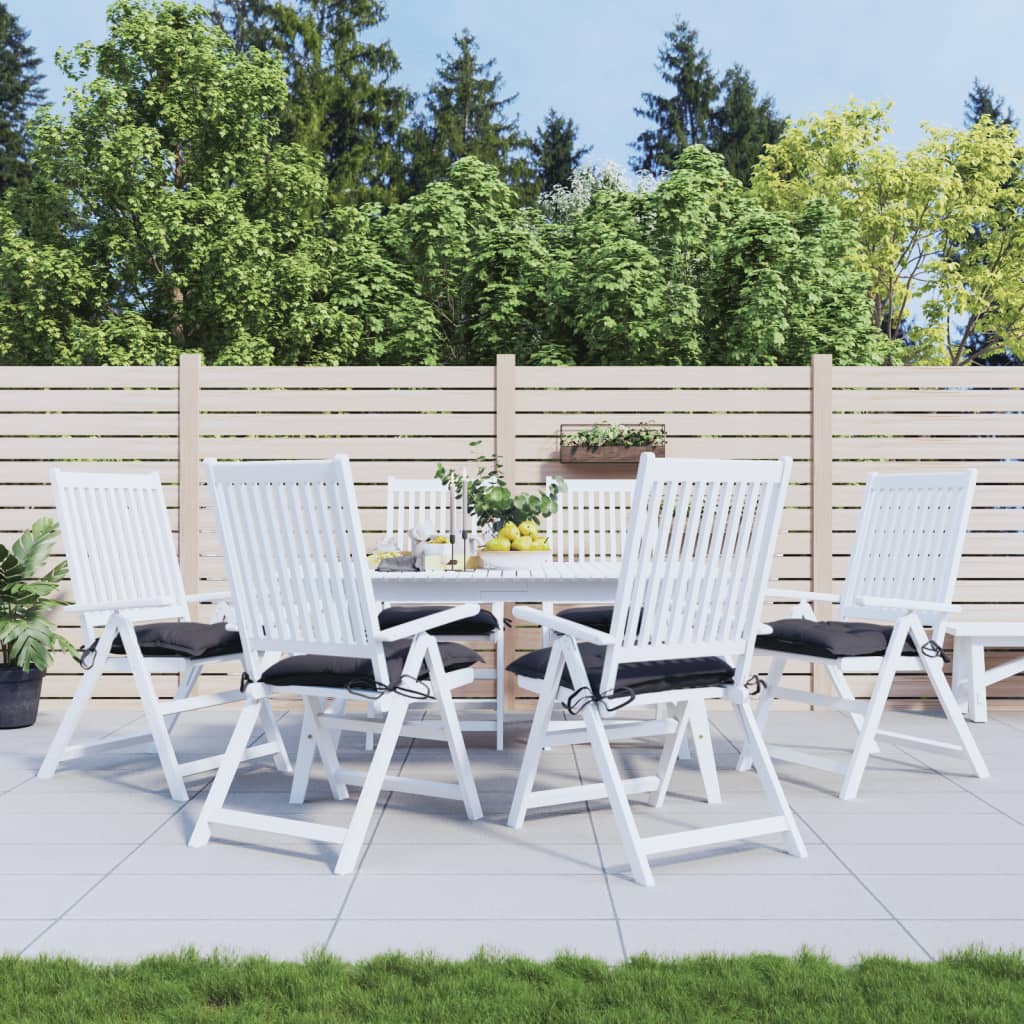 Vidaxl stolpuder 6 PCS 50x50x7 cm Oxford stof Anthracite