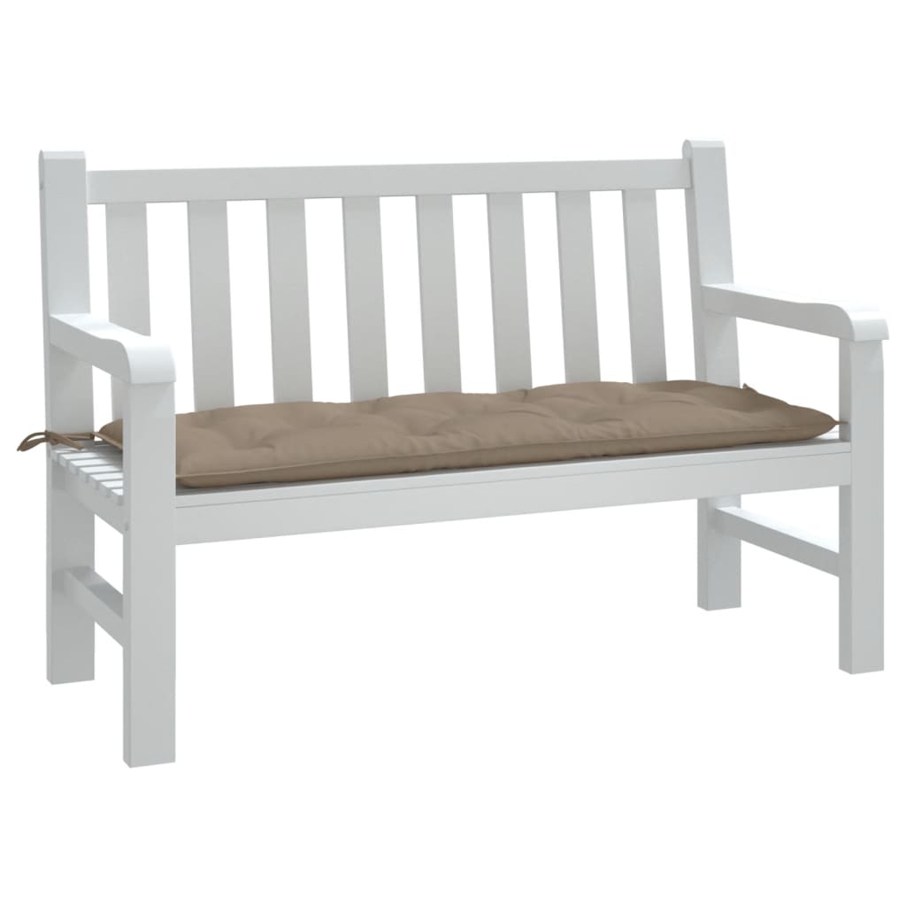 Vidaxx Garden Bench Pushion 120x50x7 cm Oxford Fabric Taupe