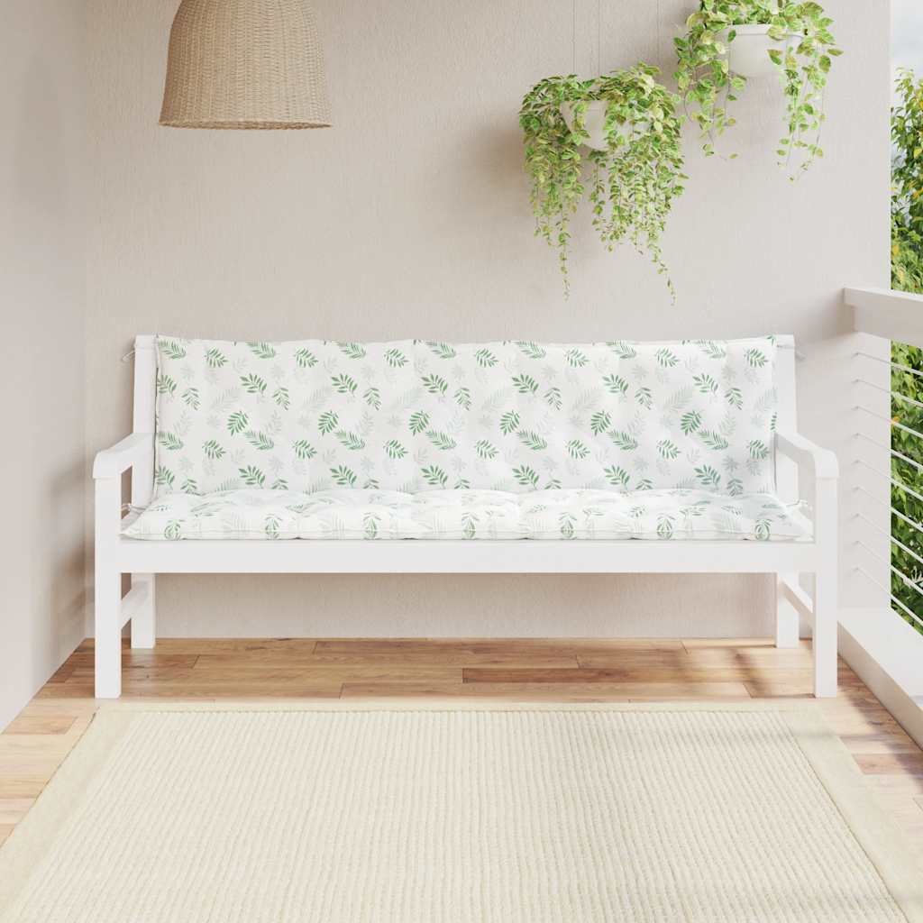 Vidaxl Garden Bench Puder 2 PCS Oxford Stofbladmønster