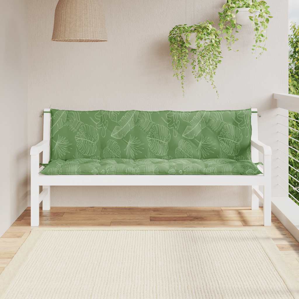 Vidaxl Garden Bench Puder 2 PCS Oxford Stofbladmønster