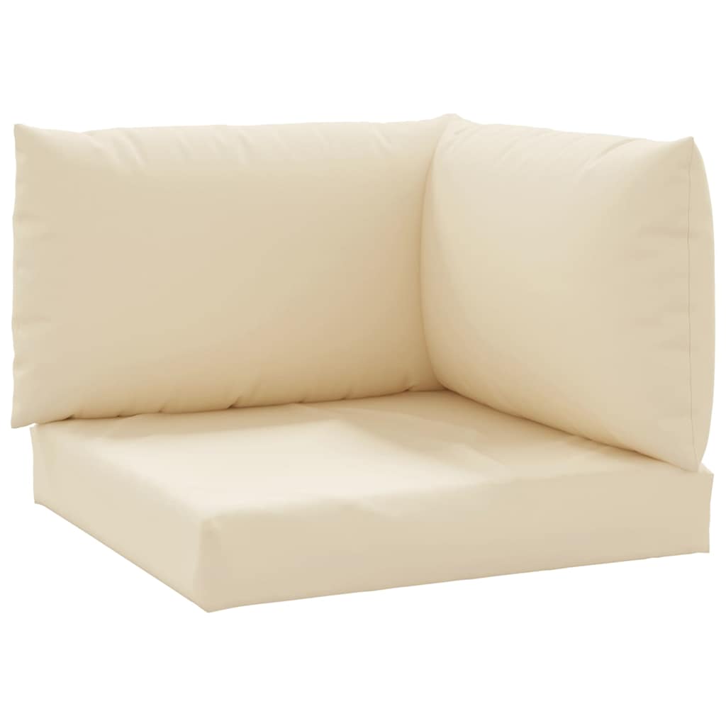 Vidaxl Palletpuder 3 stk Oxford Stof beige