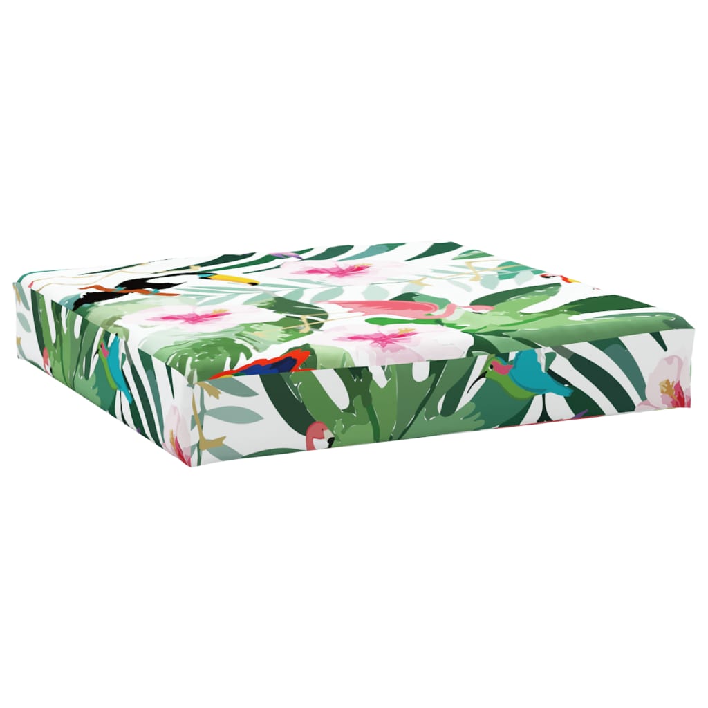 Vidaxl Pallet Pushion 60x60x8 cm Oxford Fabric Multi-Colored