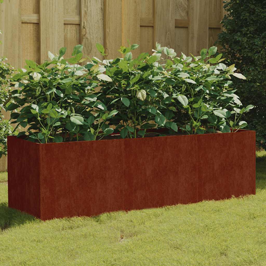 Vidaxl Planter hævede 120x40x40 cm Corten Steel